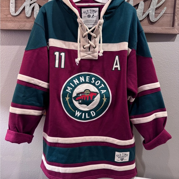 Tops - Old Time Hockey Minnesota Wild Hoodie